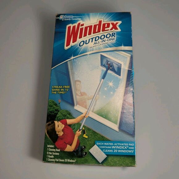 Windex Outdoor All In One Glass Window Cleaner Tool Starter Kit NEW Sealed - Picture 1 of 6